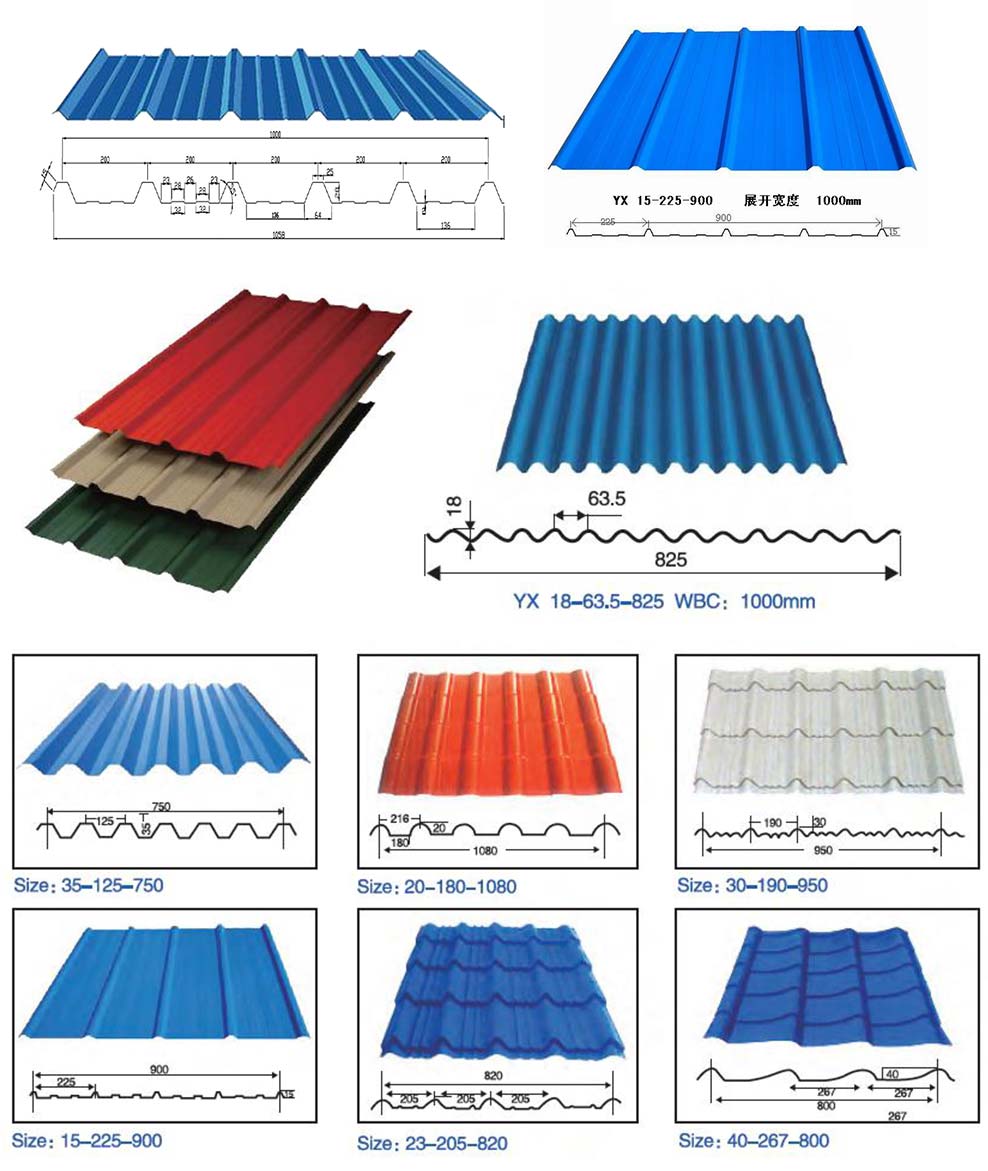 Prepainted Galvanized Corrugated Steel Sheets